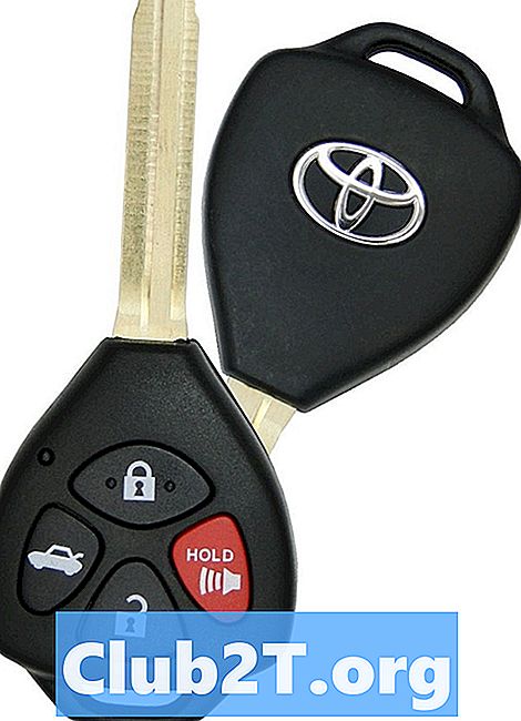 Toyota Corolla Fernauslöser-Schaltplan für das Auto 2010
