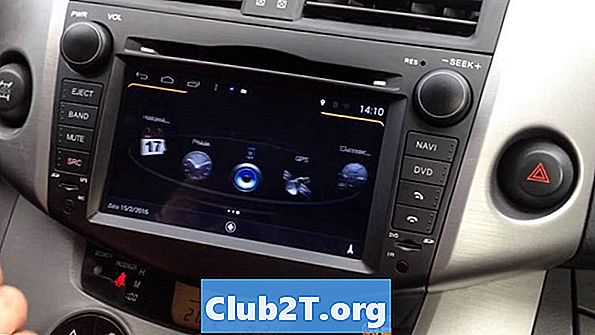 2010 m. „Toyota RAV4“ automobilio stereofoninės instaliacijos instrukcijos