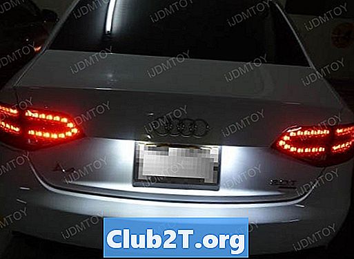 2011 Audi A4 Замінити діаграму розмірів лампочки