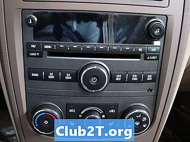 Sơ đồ lắp đặt đài phát thanh xe hơi Chevrolet HHR 2011