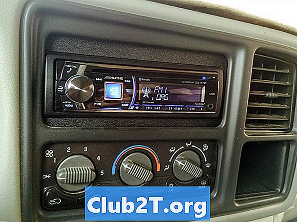 2011 Chevrolet priekšpilsētas automašīnu radio vadu shēma
