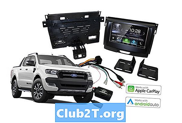 Instruções de instalação estéreo de carro Ford Ranger 2011