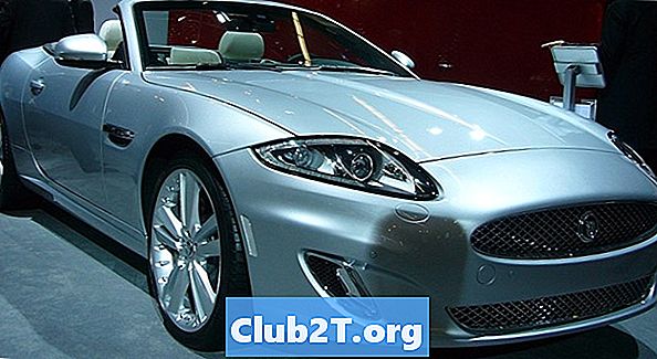 2011 Jaguar XK Розміри світлової лампи автомобіля