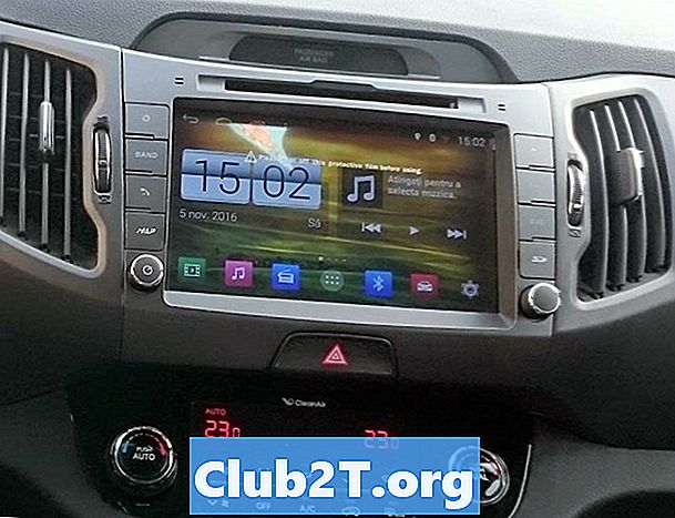 Esquema de fiação de rádios automotivos 2011 Kia Sportage