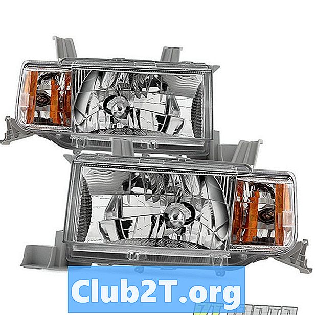 2011 Scion xB Automotive Light Bulb Størrelsesguide
