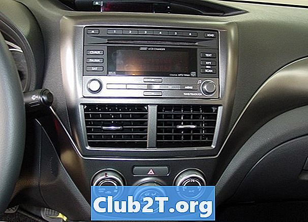 2011 Subaru Impreza auto stereo vadu shēma