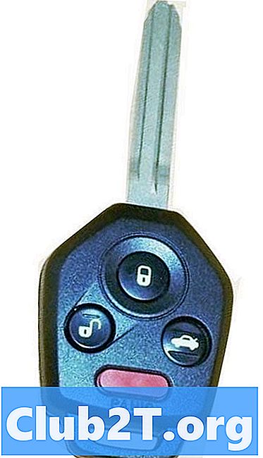 2011 Subaru STI Kulcs nélküli beléptető indítási kapcsolási rajz