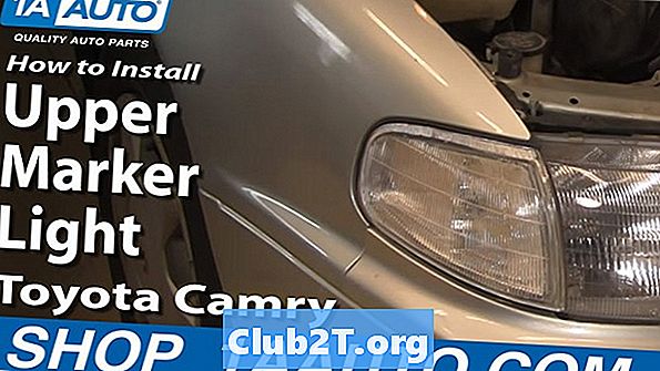 2011 Toyota Camry Auto Light Bulb Dimensioneringskort