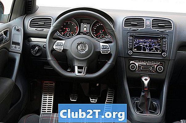 2011-es Volkswagen Golf Autó Rádiós Vezetékdiagram - Autók