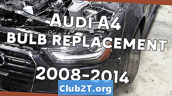 2012 Audi A4 Light Bulb Storlekar Information