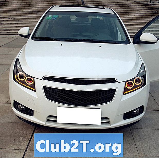 2014 Chevrolet Cruze autós izzók méret útmutató