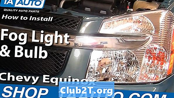Tableau des tailles de l'ampoule de rechange Chevrolet Equinox 2012