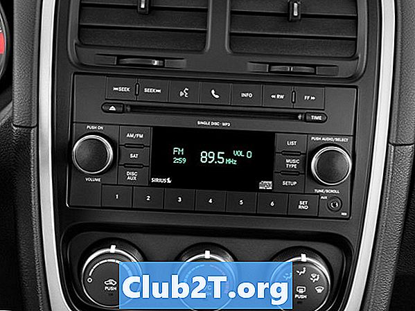 2012 דודג 'קליבר רכב אודיו חיווט מדריך