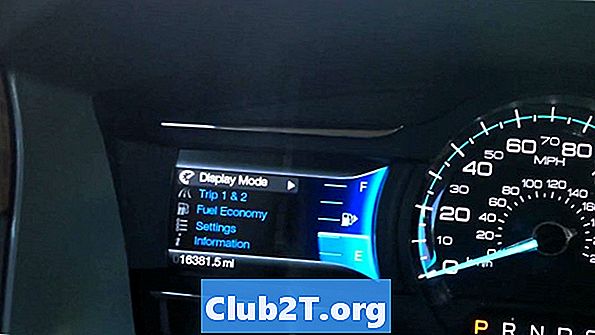 2012 Ford Escape Schimbare Ghid de dimensiune bec bec