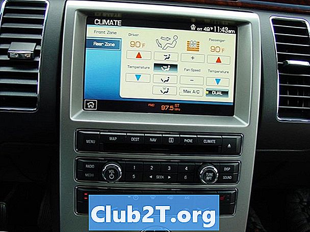 2012 Ford Flex Ръководство за окабеляване на радиото