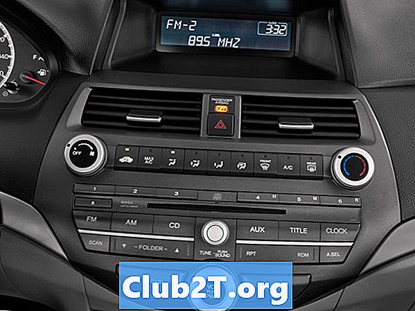 2012 Sprievodca inštaláciou Honda Accord Car Radio