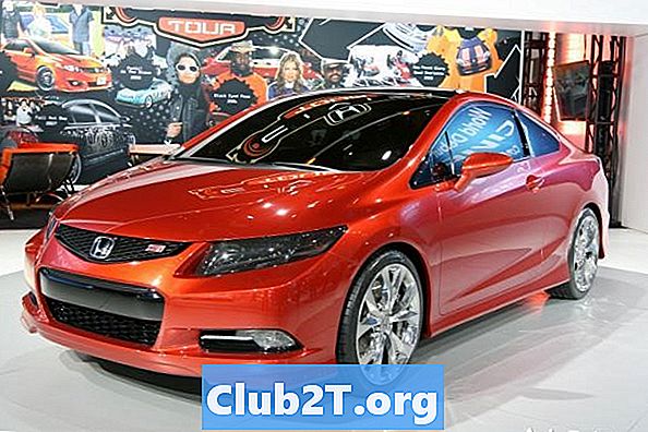 2012 Honda Civic Sedan bil lyspære størrelser diagram - Biler