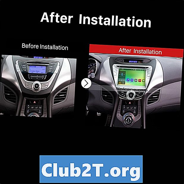 2012 Hyundai Elantra Instrucțiuni pentru cablarea stereo auto