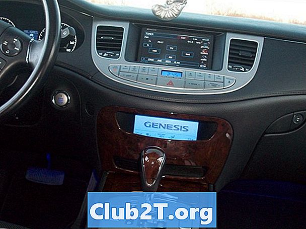 2012 Hyundai Genesis Sedan Auto Stereo Bedradingsgids