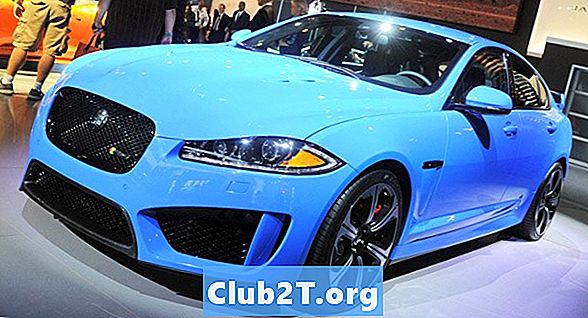2012 Jaguar XFR Αυτοκινητοβιομηχανία μεγέθη λαμπτήρων