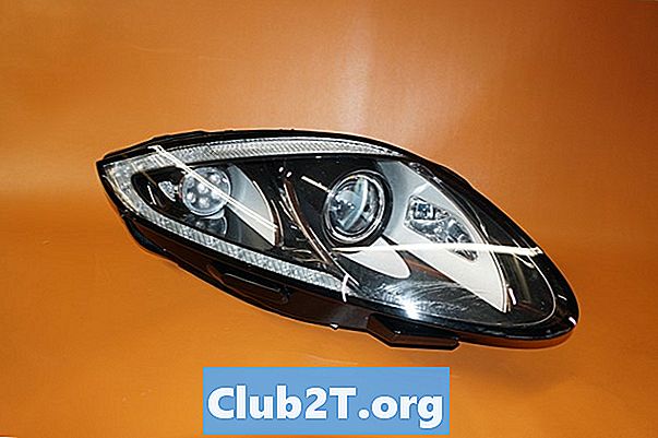 2012 Príručka veľkosti žiarovky Jaguar XK
