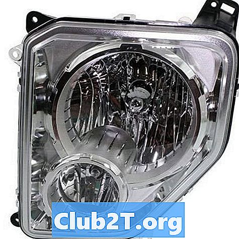 2012 Jeep Liberty Light Bulb suurused
