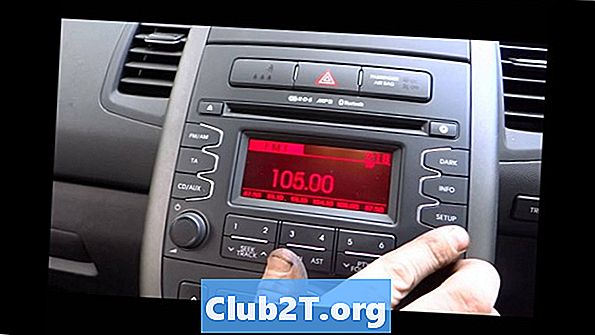 2012 Kia Sportage automobilio stereofoninės instaliacijos instrukcijos