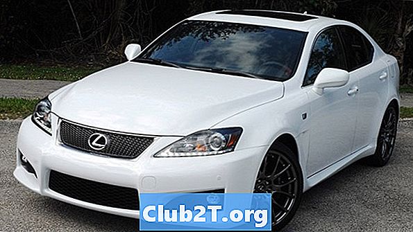 2012 Lexus ISF Automotive Light Bulb Størrelser - Biler