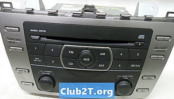 2012 Mazda 6 rūpnīcas radio instalācijas shēma
