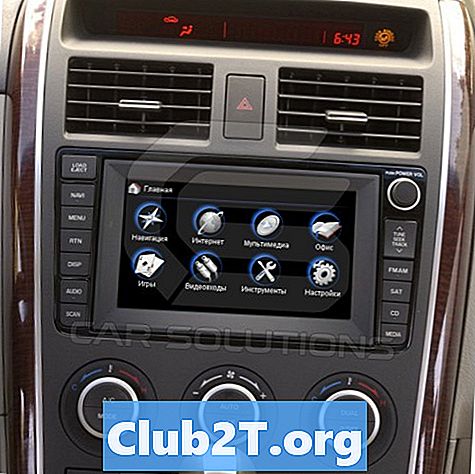 2012 Mazda CX7 Ghid de cablare a cablului radio