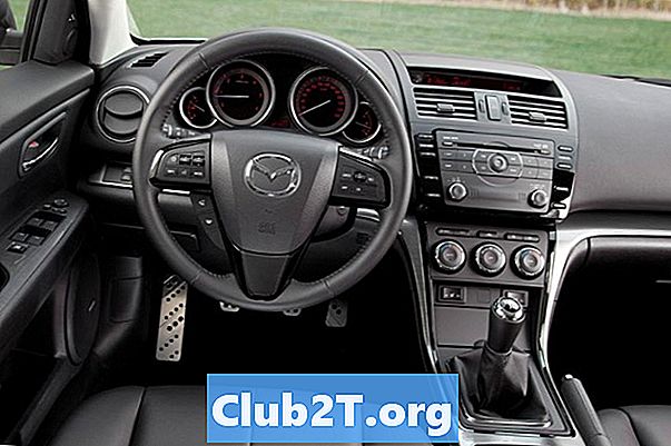 2012 Mazda CX9 Autolampun kokotaulukko