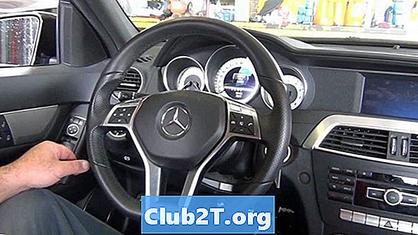 2012 Mercedes Benz C250 lyspære erstatningsstørrelser