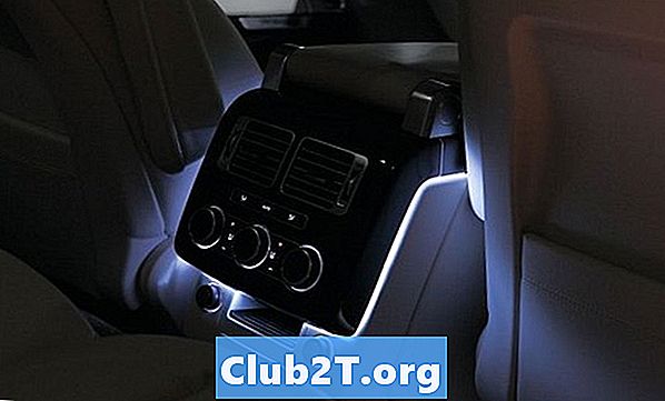2012 Range Rover Automotive Light Bulb Størrelser