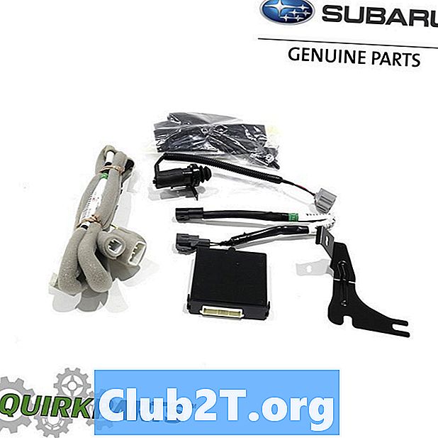 2012 Subaru WRX дистанционно ръководство за кабели