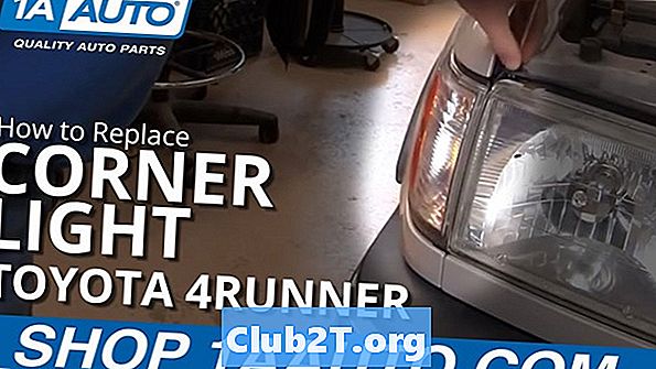 2012 Toyota 4Runner Informacije o velikosti žarnice