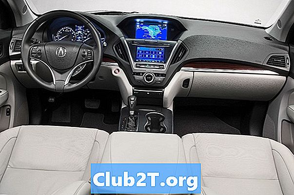 2013 Acura MDX Дистанционная автомобильная схема стартера