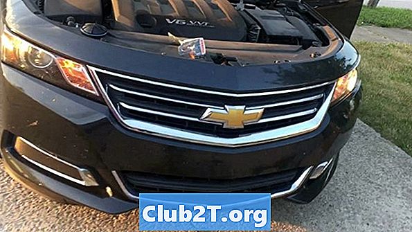 2013 Chevrolet Impala Promjena žarulje Veličina tablice