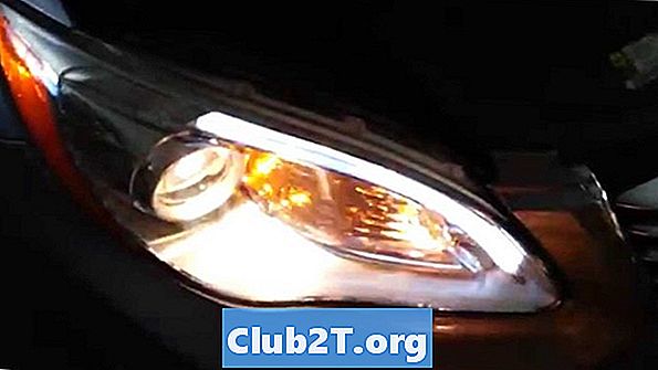 2013 Chrysler 200 Розмір світлової лампи - Автомобілів