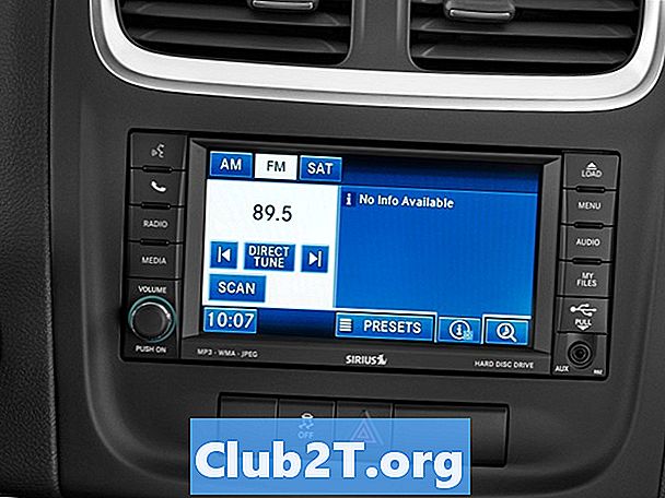 Tabla de cableado de la radio del auto Dodge Avenger 2013