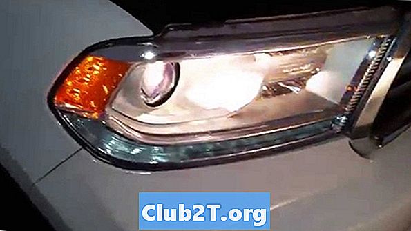 2013 Dodge Durango Light Bulb Penggantian Ukuran