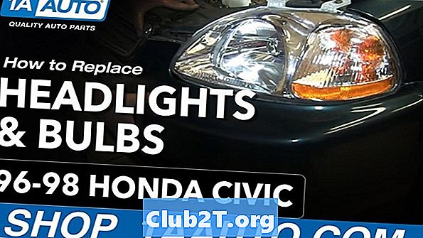 2013 Honda Civic Promijeni dijagram veličine žarulje