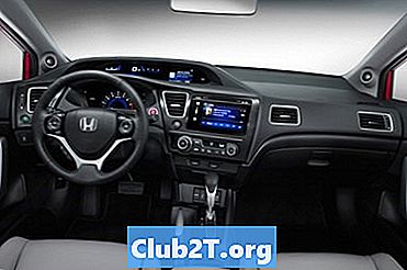 2013 m. „Honda Civic Coupe“ lemputės lizdo dydžiai
