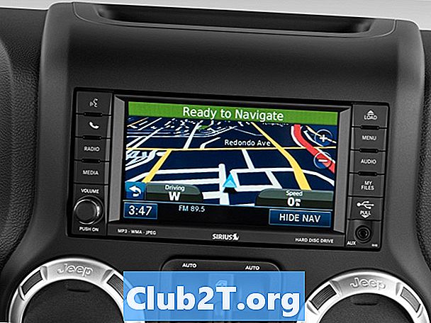 2013 Upute za ožičenje auto-radio uređaja Jeep Wrangler
