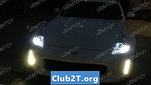 Nissan 370Z - Glühlampengrößenübersicht für 2013