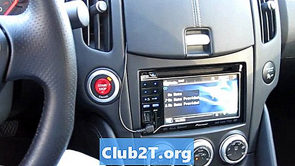 2013 Nissan 370Z rūpnīcas stereo vadu shēma