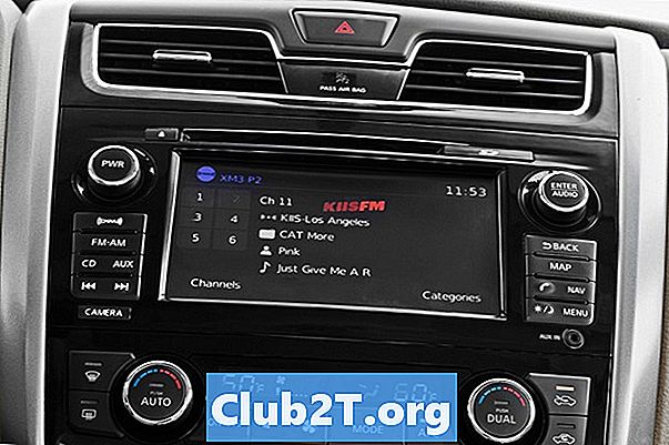 2013 Nissan Altima automašīnas radio uzstādīšanas rokasgrāmata