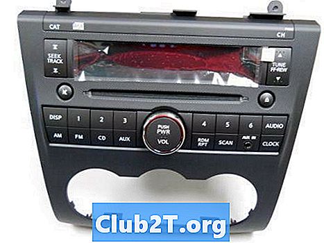 2013 m. Nissan Maxima akcijų stereo laidų schema
