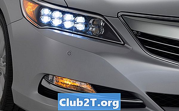 2014 Acura RLX villanykörte csere méretezési útmutató