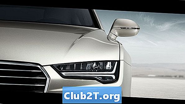 2014 Audi A7 Auto Vodič za veličinu žarulje