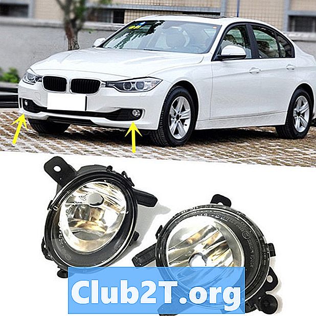 2014 BMW 328i lampide vahetamise suurused